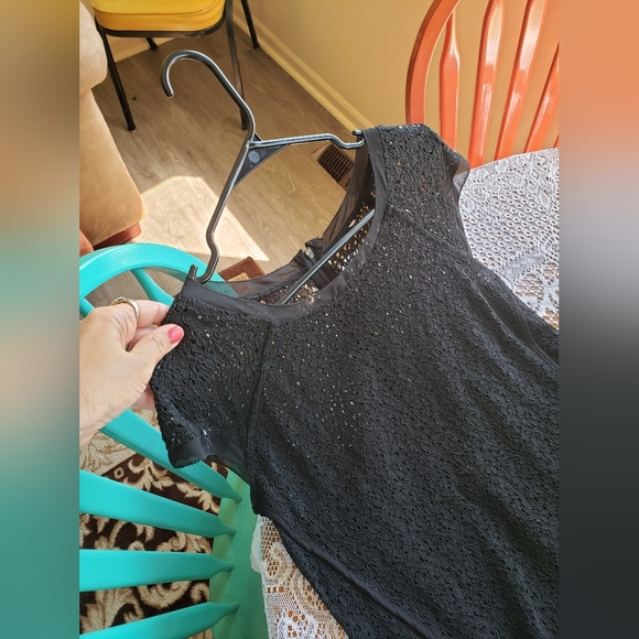 NWOT banana Republic full lace overlay top - Picture 15 of 16